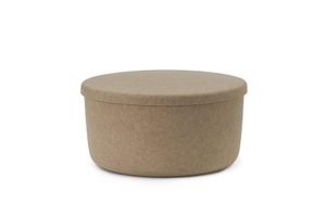 Hide Storage Pouf Large Sand