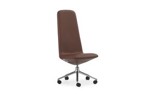 Off Chair High 5W Gas Lift Aluminum Ultra Leather