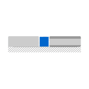 LINETEC PQ Transition trims for floors with the same height