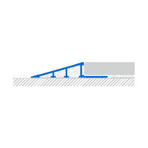 Profili RAMPTEC ZRR Ramp trims for floors with different heights