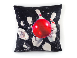 BOWLING - Square fabric cushion _ seletti