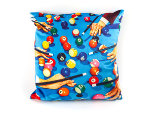 SNOOKER - Square fabric cushion _ seletti