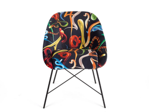 SNAKES - Upholstered fabric chair _ seletti