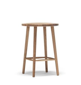 Miss Button Bar stool H62 | Oak