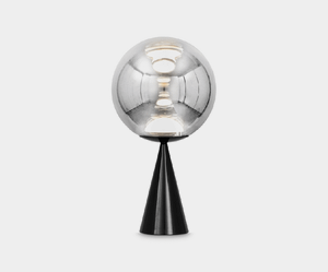 Globe Fat Table Silver LED