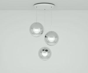 Mirror Ball LED 40cm Round Pendant System