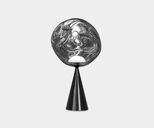Melt Cone Fat Table Silver LED