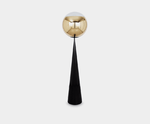 Mirror Ball Fat Floor Gold LED