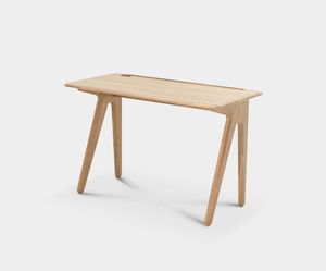 Slab Individual Desk Small Natural Oak
