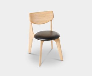 Slab Chair Natural Upholstered