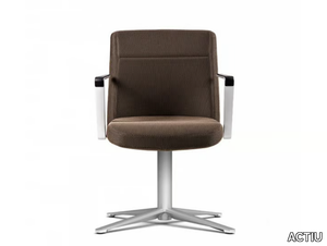 CRON - Height-adjustable office chair with armrests with 5-Spoke base _ ACTIU