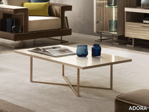 LUCE LIGHT - Rectangular onyx coffee table _ ADORA