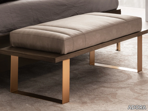 ESSENZA - Fabric and metal bench _ ADORA