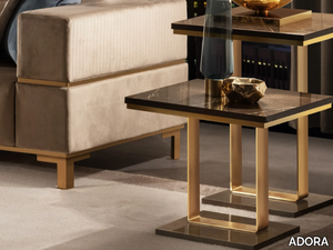 ESSENZA - Wooden and metal high side table _ ADORA