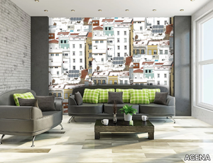 LA VILLE - Fire retardant waterproof wallpaper _ AGENA