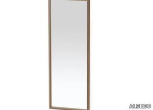 ESSENTIAL - Framed rectangular metal mirror _ ALBEDO