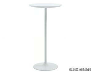 MALÈNA - Round laminate high table _ ALMA DESIGN