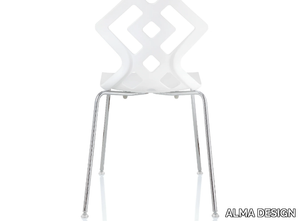 ZAHIRA - Stackable polypropylene chair _ ALMA DESIGN