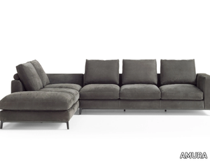 DORSEY - Corner fabric sofa _ AMURA