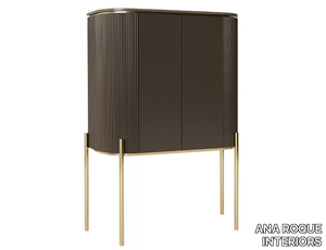 ELLIOT - Wooden highboard with doors _ ANA ROQUE INTERIORS