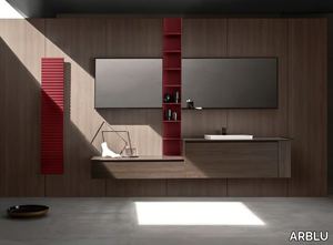 5.ZERO - Wall-mounted vanity unit with drawers _ ARBLU