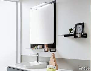 HITO - Wall-mounted bathroom mirror with integrated lighting _ ARBLU