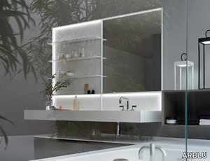 LINEÒ - Boxed top with integrated washbasin _ ARBLU