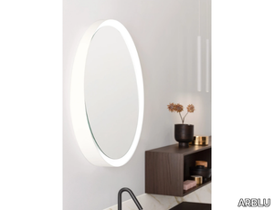 TIBÒ - Tilting wall-mounted metal mirror _ ARBLU