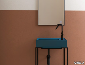 TUBY ANIMÈ - Floor-standing vanity unit with mirror _ ARBLU