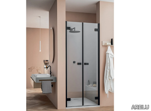 A180 - Niche shower enclosure with saloon doors _ ARBLU