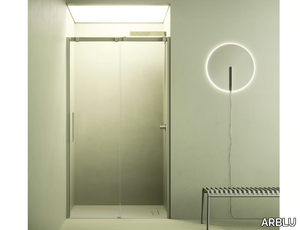 CLOÈ - Niche glass shower cabin with sliding door _ ARBLU