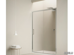 VIRGO - Niche glass shower cabin with sliding door _ ARBLU