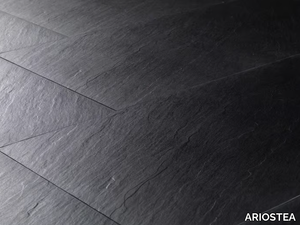 PIETRE NATURALI - BLACK ARDESIA - Full-body porcelain stoneware wall/floor tiles with stone effect _ ARIOSTEA