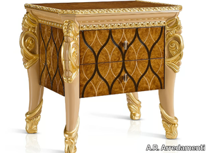 HARMONY - Rectangular bedside table with drawers _ A.R. Arredamenti