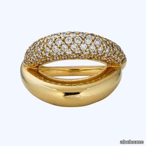 Mauboussin Twin Yellow Gold Diamond Ring