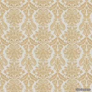 White Gold Embroidered Fabric