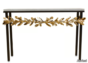 OAK - Rectangular metal console table _ Abrissi