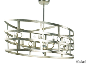 MONDO OVAL - Metal pendant lamp _ Abrissi