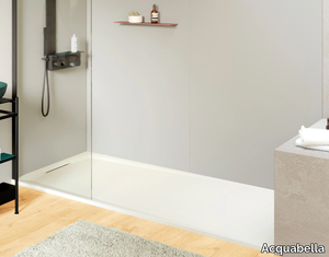 FLOW ZERO - Rectangular Akron© shower tray _ Acquabella