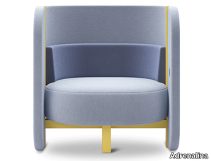 BIGALA - Upholstered expanded polyurethane armchair _ Adrenalina