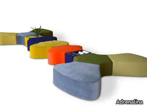 SIR-PENT - Modular fabric bench _ Adrenalina