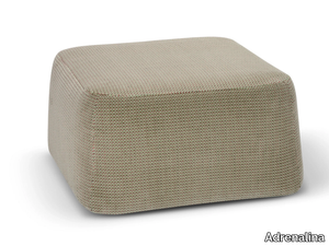 NUDA - Square fabric pouf _ Adrenalina