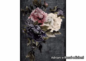 RAINBOW ROSE - Rectangular polyamide rug with floral pattern _ Adriani e Rossi edizioni