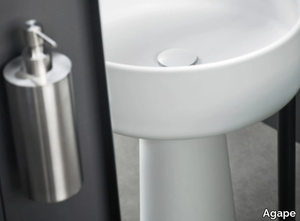 369 - Wall-mounted stainless steel Bathroom soap dispenser _ Agape