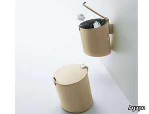 MIDI BASKET - Multi-layer wood bathroom waste bin _ Agape