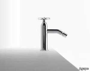 MEMORY - Countertop single handle brass bidet mixer _ Agape