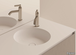 UNDICI - Undermount round Solid Surface washbasin _ Agape