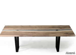 CREEK WALNUT - Rectangular dining table _ Alcarol