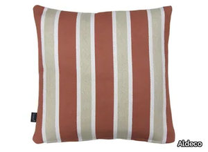 CABANA Pale Dogwood Nude - Striped square cushion _ Aldeco