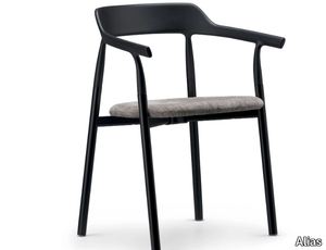 TWIG COMFORT / 10E - Plastic chair with armrests with integrated cushion _ Alias